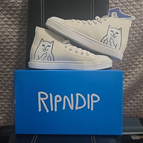Ripndip Other - RipNDip, Lord Nermal High-Top Shoes (White), Men's 9